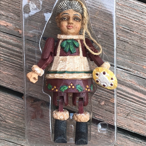 Three charming Woodlook Ornaments - Picture 4 of 4